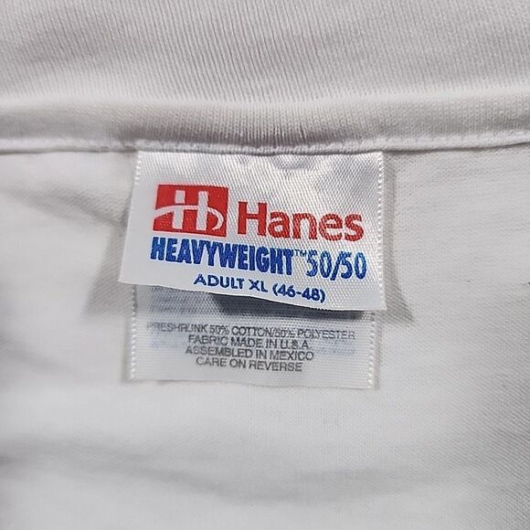 Vintage Hanes T-shirt XL 1996 Newspaper Front Page Chicago Bulls 4th NBA Title - Picture 3 of 16